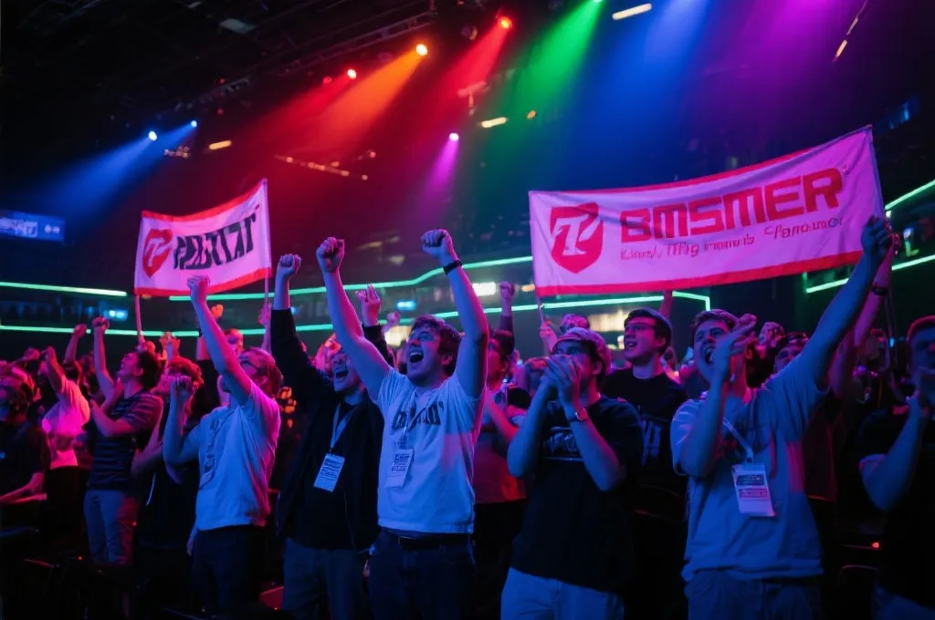 电竞粉丝热情沸腾